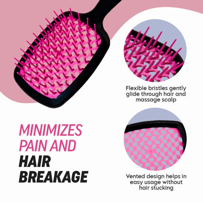 TangleEase™ Pain-Free Detangling Hair Brush